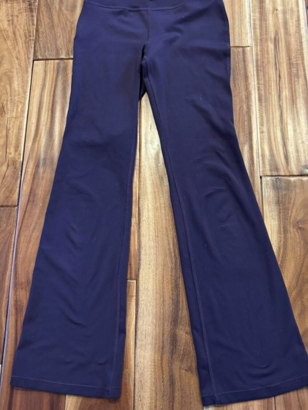 Athleta Flare Yoga Pants in Navy Purple - Size M EUC